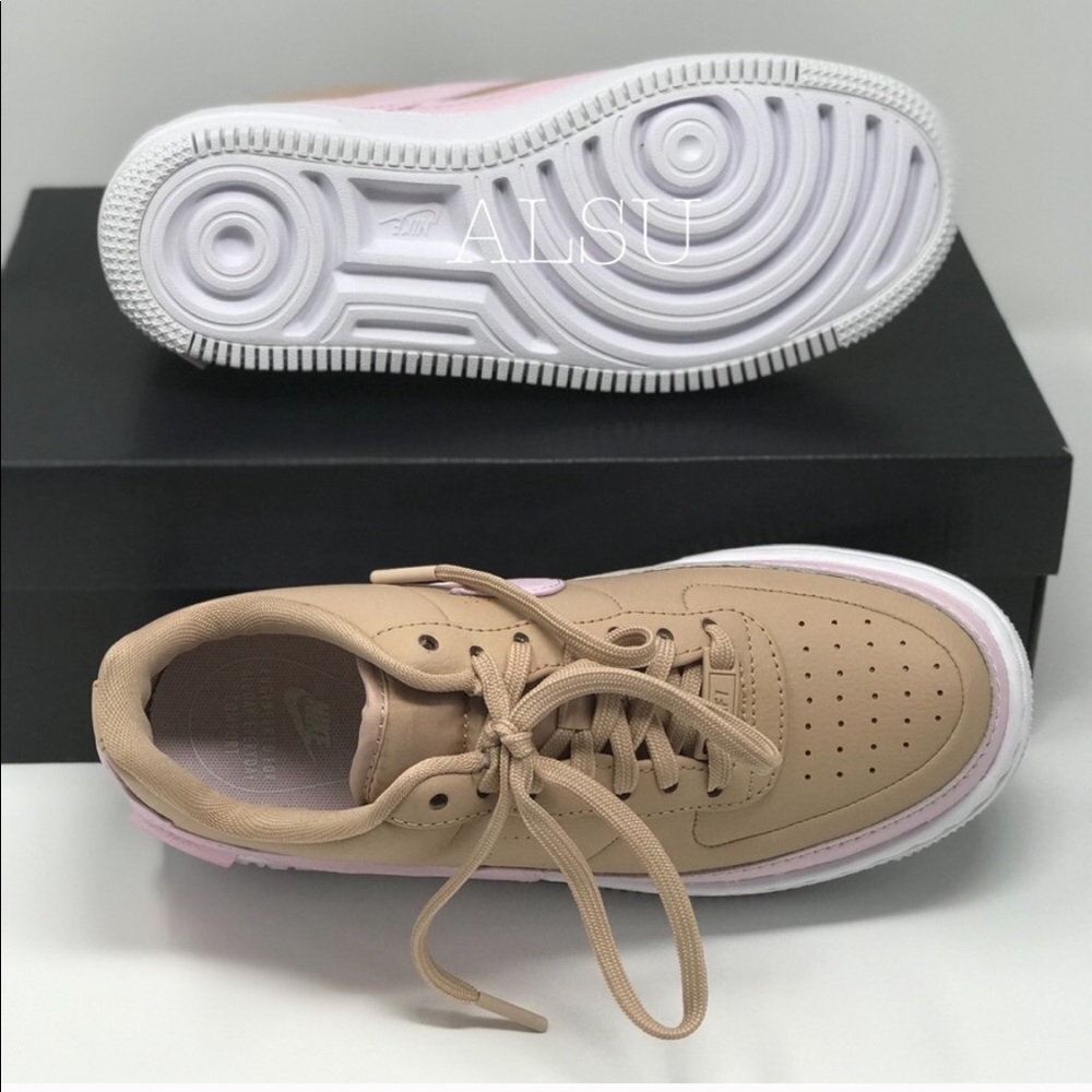 NWT Nike Air Force 1 Jester XX Beige Pink White W - Picture 6 of 8